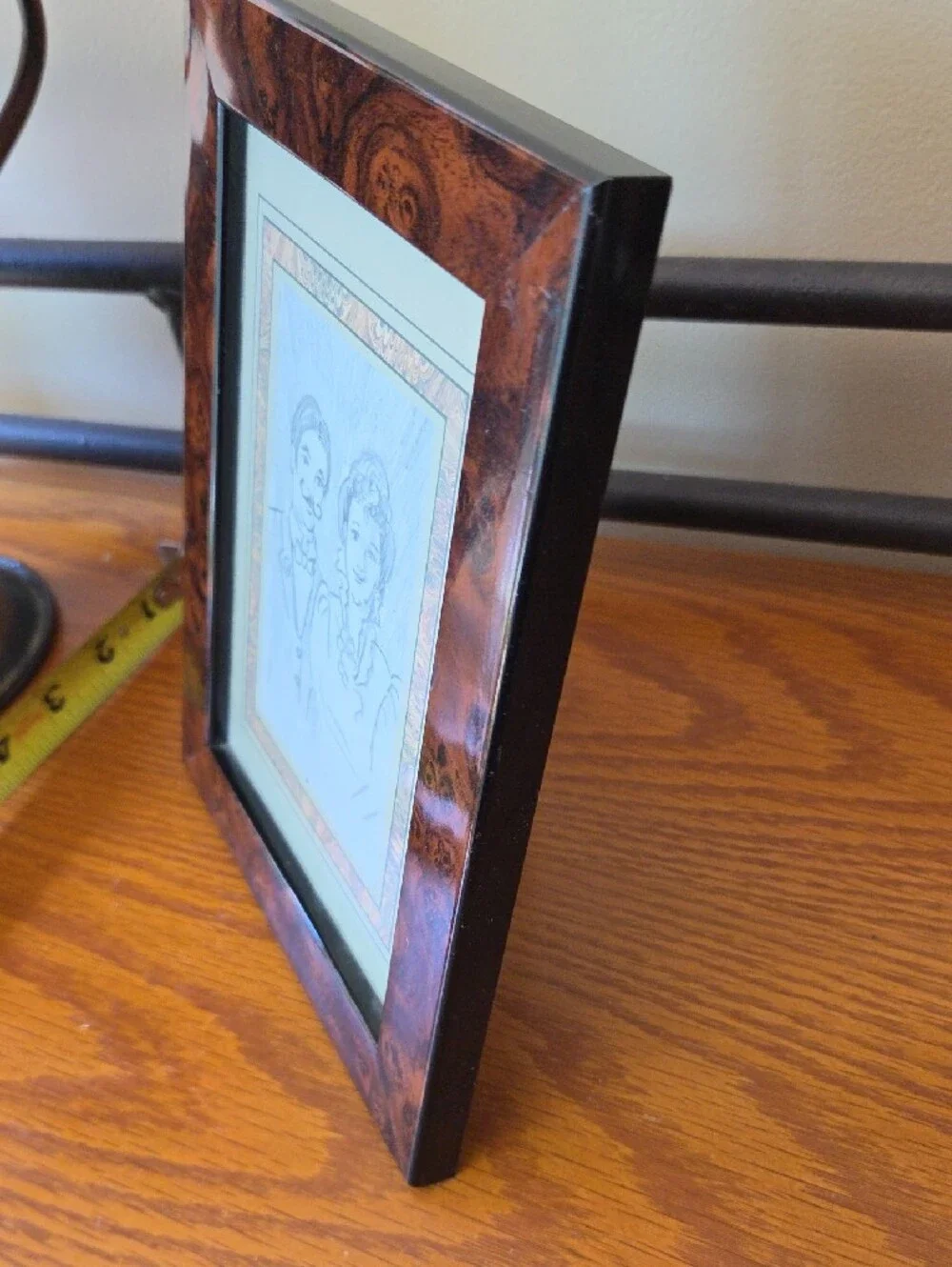 Holden Burl Wood Grain Picture Frame in Brown